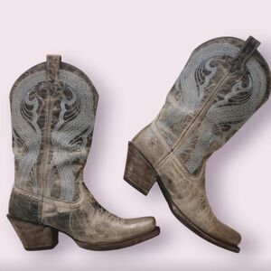 Ariat Women's Western Boots - Gray and Brown